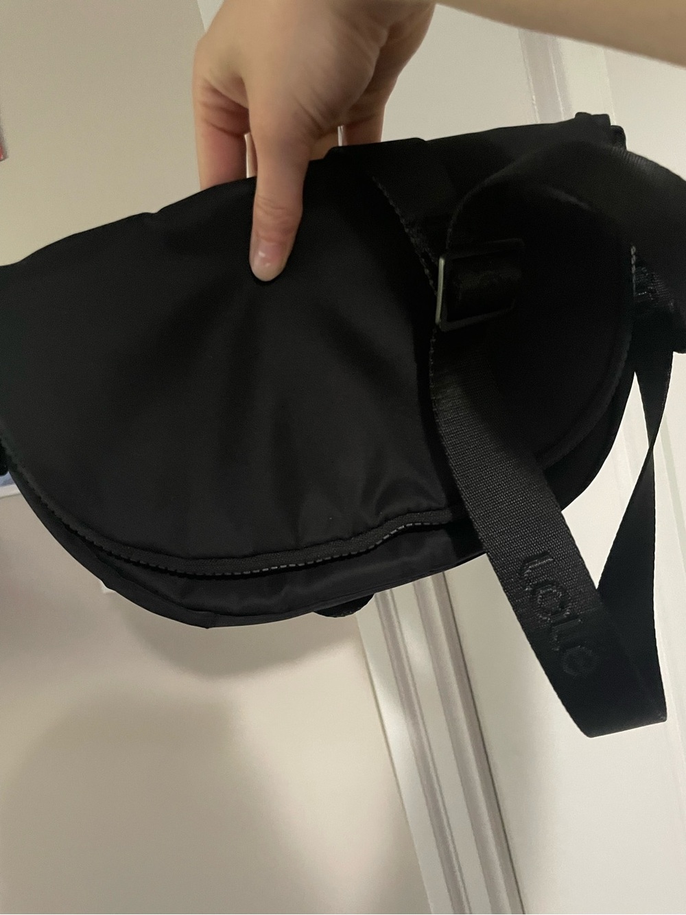LOLË Black Crossbody Sling Bag